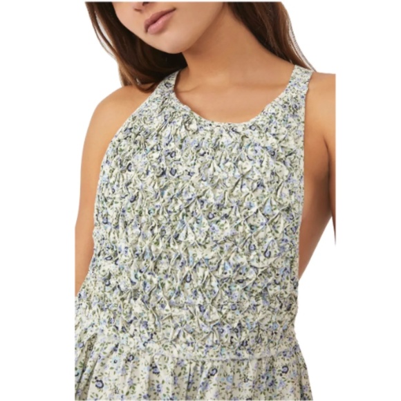 NWT Free People Petunia Micro Floral Mini Dress - Picture 7 of 13